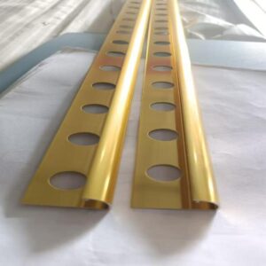 Stainless Steel Tile Beading Gold Finish